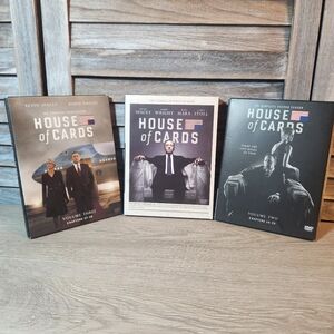 House of Cards dvds Seasons 1 2 3 TV Series Complete First 3 seasons
